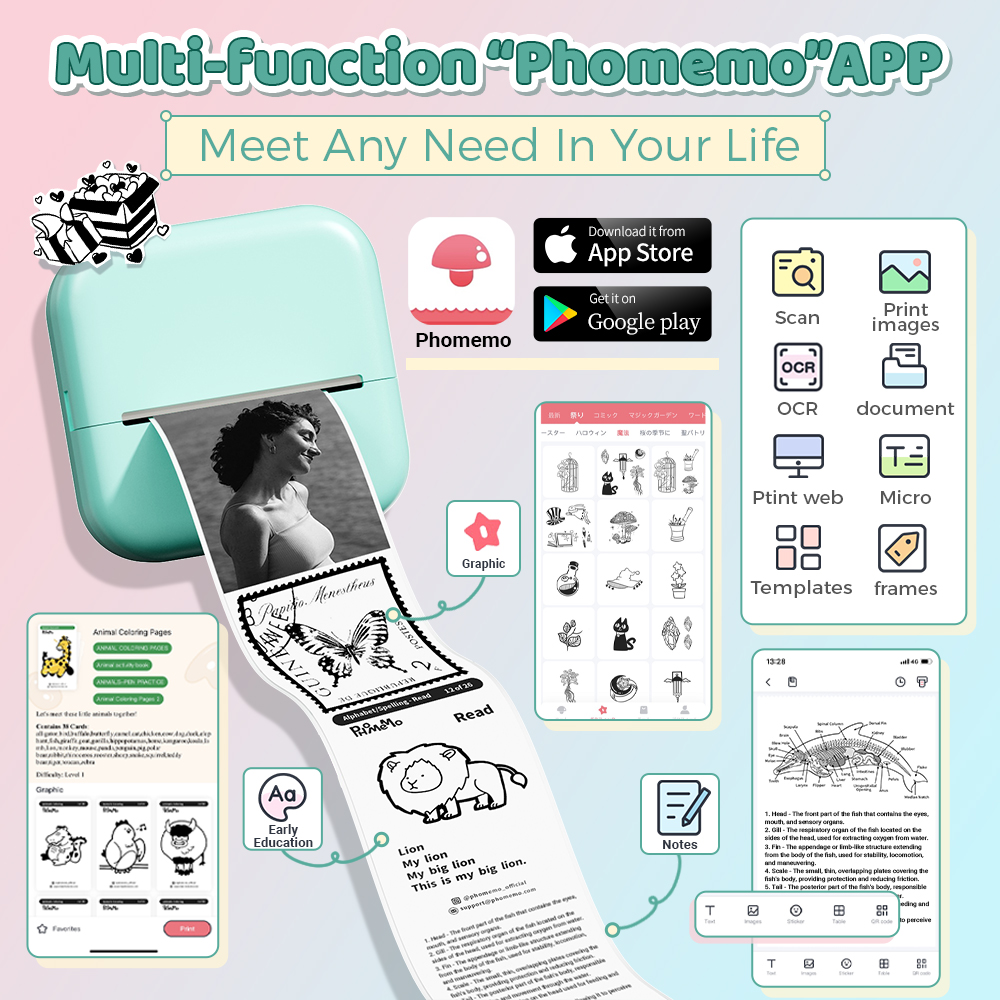 Phomemo M02x Draagbare Mini Th - Commercial Photo Printer recensie en prijs