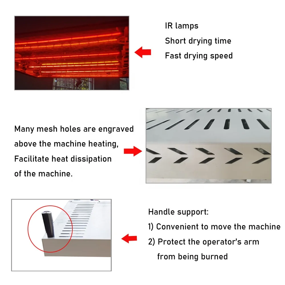 Stand Up 1600W T-shirts IR Fla - Flash Dryer Screen Print recensie en prijs